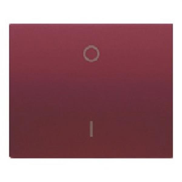 BJC 18708-RR Tecla interruptor bipolar serie Iris en rojo rubí