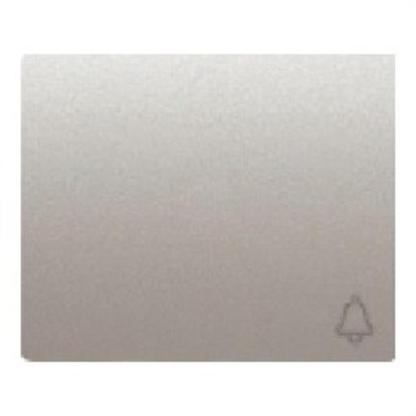 BJC 18716-MA Tecla pulsador timbre serie Iris en aluminio mercurio