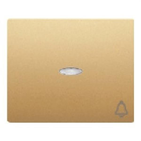 BJC 18716-ODL Tecla pulsador timbre luminoso serie Iris en dorado odisea