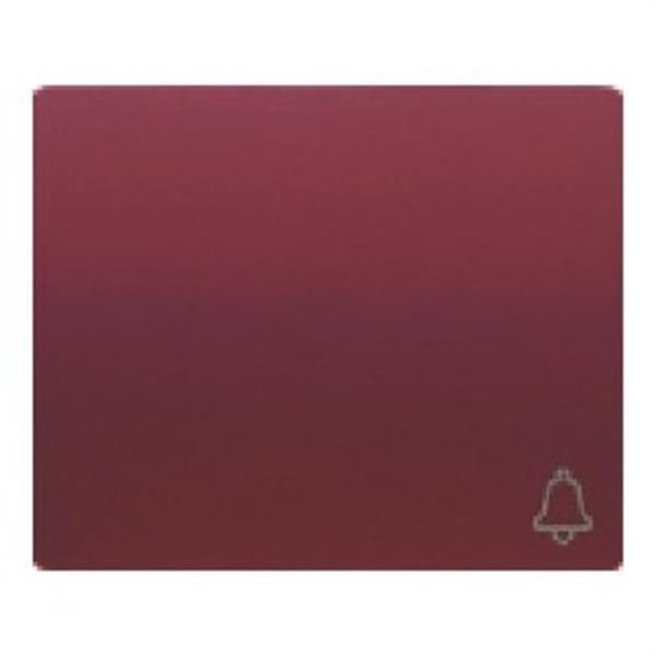 BJC 18716-RR Tecla pulsador timbre serie Iris en rojo rubí