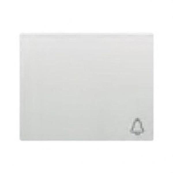 BJC 18717-MA Tecla pulsador luz serie Iris en aluminio mercurio