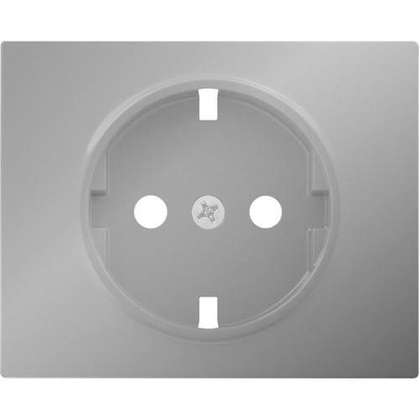 BJC 18724-MA Tapa base seguridad enchufe serie Iris en aluminio mercurio