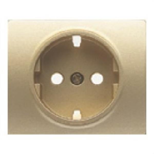 BJC 18724-OD Tapa base seguridad enchufe serie Iris en dorado odisea