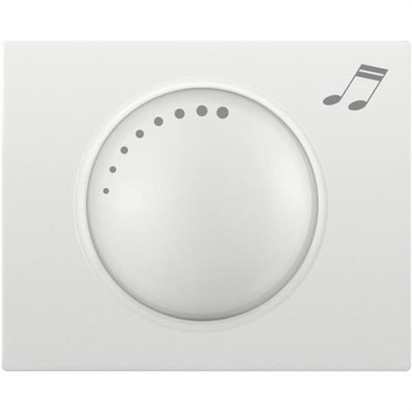 BJC 18760 Tapa y botón potenciómetro serie Iris en blanco
