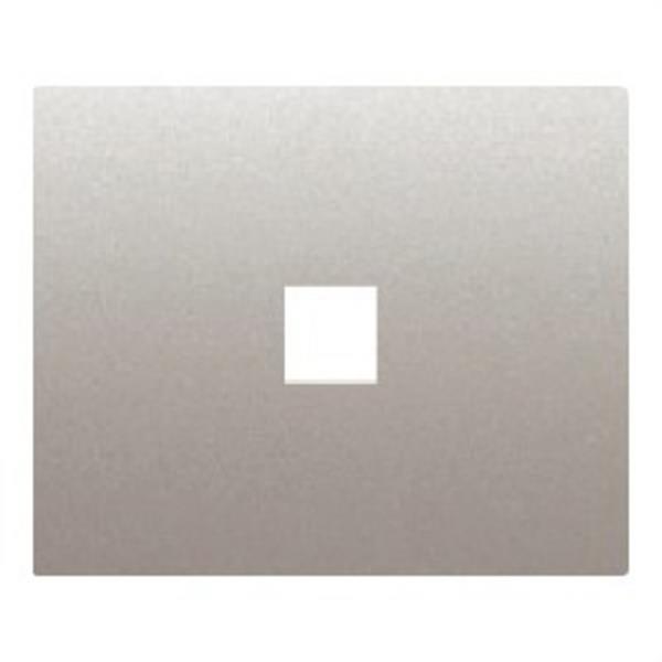 BJC 18882-MA Tapa toma teléfono RJ11 serie Iris en aluminio mercurio
