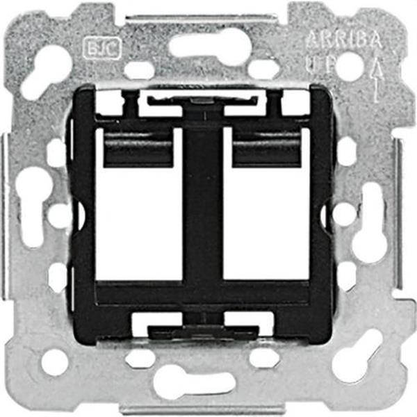 BJC 19682-1 Adaptador para 2 conectores RJ45 y RJ11 serie Iris