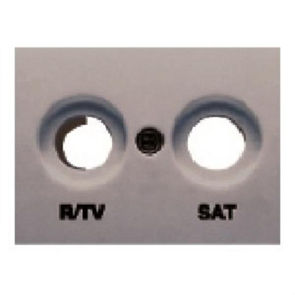 BJC 21320-GS Tapa R/TV-SAT serie Coral en gris sombra