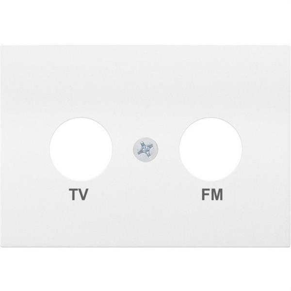 BJC 21330 Tapa TV-FM serie Coral en blanco