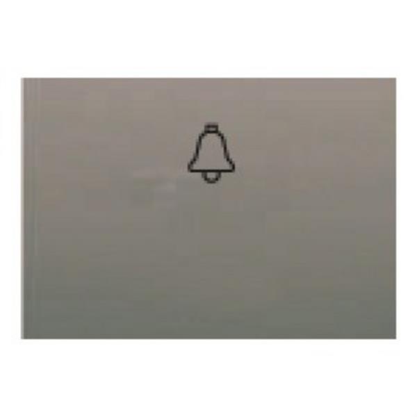 BJC 21716-GS Tecla pulsador timbre serie Coral en gris sombra