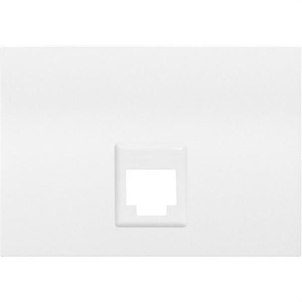 BJC 21795 Tapa toma RJ11 y RJ45 serie Coral de color blanco