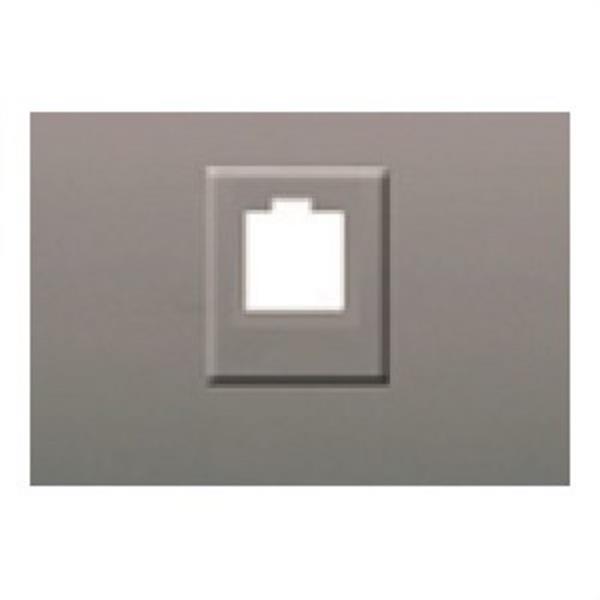 BJC 21795-GS Tapa toma RJ11 y RJ45 serie Coral en gris sombra