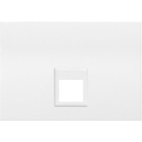 BJC 21882 Tapa para adaptador doble RJ11-RJ45 serie Coral en blanco