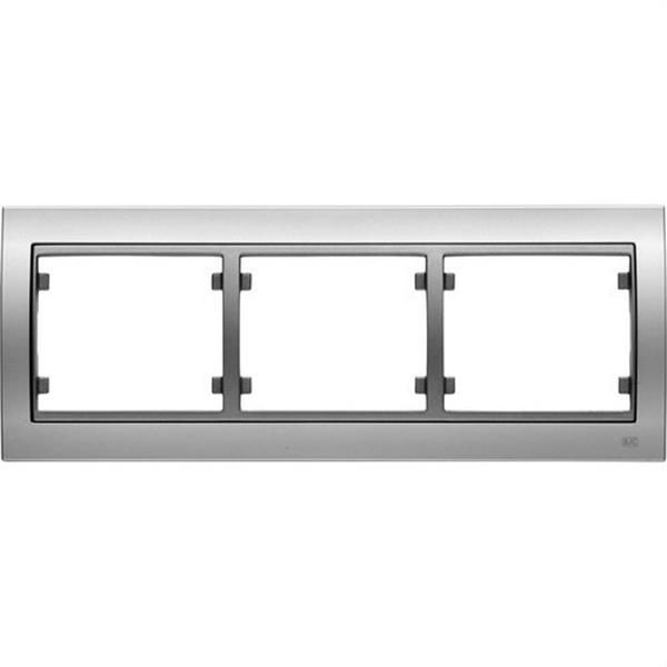 BJC 22003-AF Marco 3 elementos horizontal en zamak serie Mega en aluminio fusión