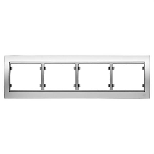 BJC 22004-AF Marco 4 elementos horizontal en zamak serie Mega en aluminio fusión