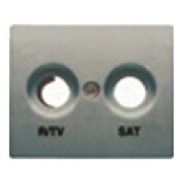BJC 22320-AF Tapa toma R/TV-SAT serie Mega en aluminio fusión