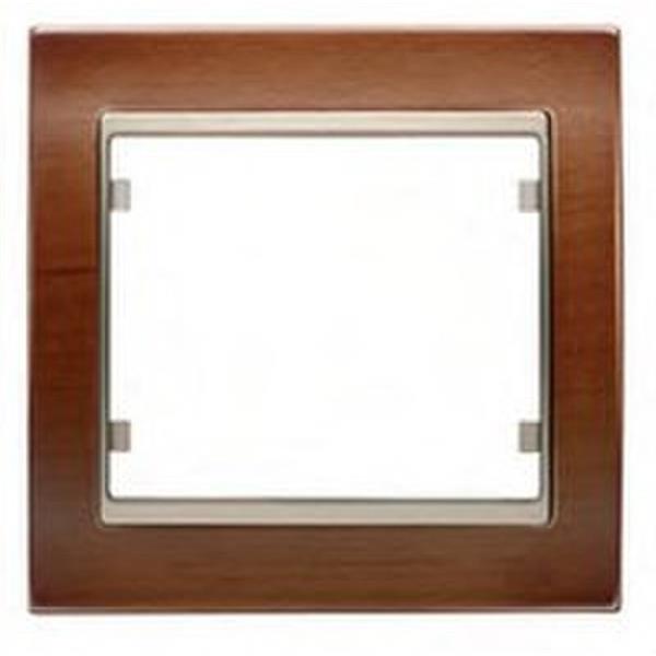 BJC 22502-CZB MARCO 2 ELEMENTOS HORIZONTAL VERTICAL MADERA MEGA CEREZO BRONCE