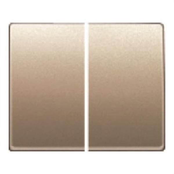 BJC 22709-BN Juego de teclas 22709-BN con doble interruptor conmutador serie Mega en bronce niebla