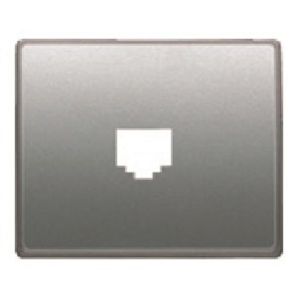 BJC 22782-AF Tapa toma teléfono 8 vías RJ-45 serie Mega en aluminio fusión