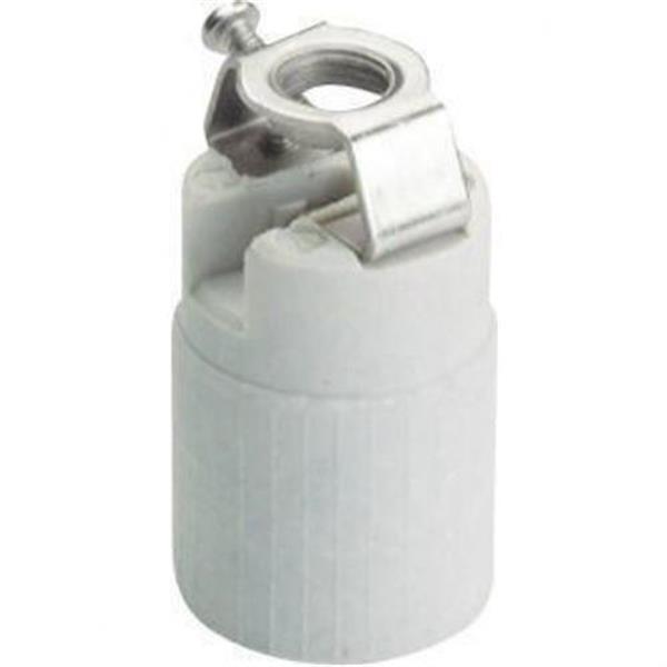 SOLERA 479B Portalámparas E-14 de porcelana 2A 250V con soporte metálico M10-100
