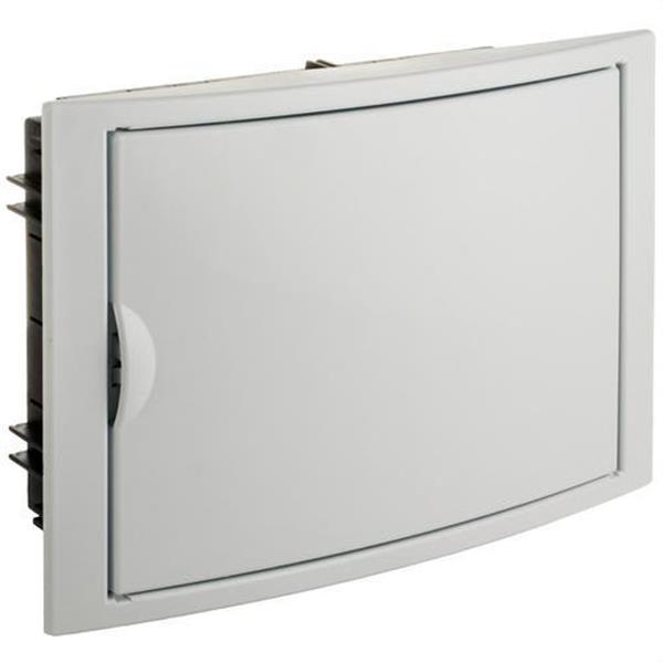 SOLERA 5012 Caja de distribución de empotrar de 14 elementos 320x233x75mm marco y puerta blanco