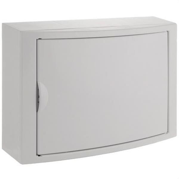 SOLERA 5021 Caja de distribución de superficie de 14 elementos 362x250x104mm puerta blanca