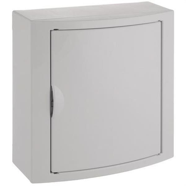 SOLERA 5109 Caja de distribucion de superficie de 8 elementos 247x249x104mm puerta blanco