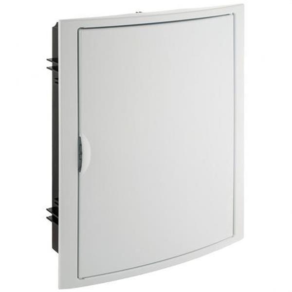 SOLERA 5250 Caja de distribución de empotrar de 28 elementos 320x420x75mm marco y puerta blancos