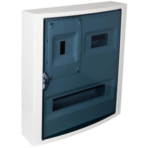 SOLERA 5421PF Caja de distribución de superficie de 20 elementos + 4 precintables 362x438x104mm caja y ma