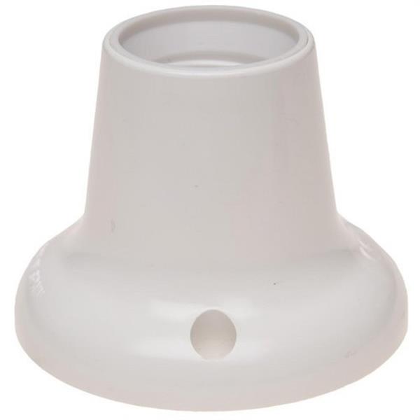 SOLERA 6511 Portalámparas zócalo recto E-27 blanco
