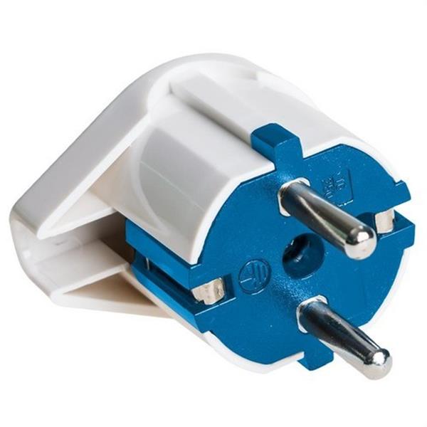 SOLERA 6566 Clavija bipolar TT lateral 10/16A 250V blanco