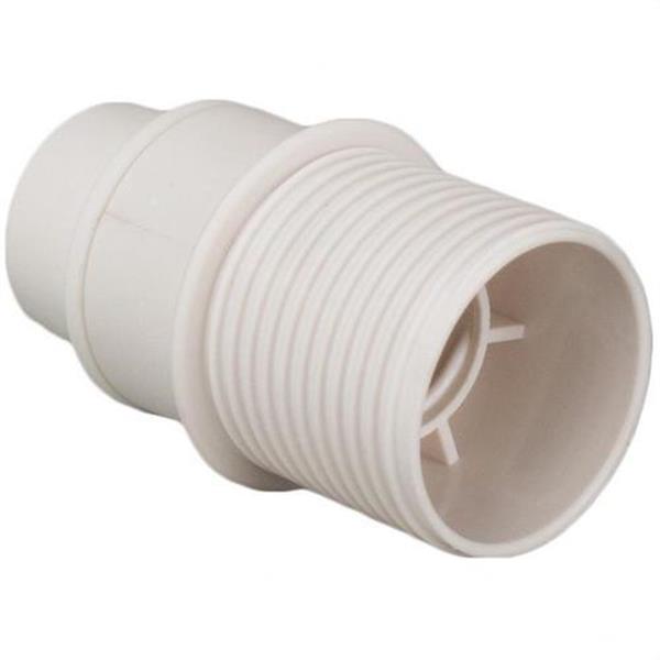 SOLERA 6584CTB Portalámparas E14 2A 250V cuerpo roscado tope blanco