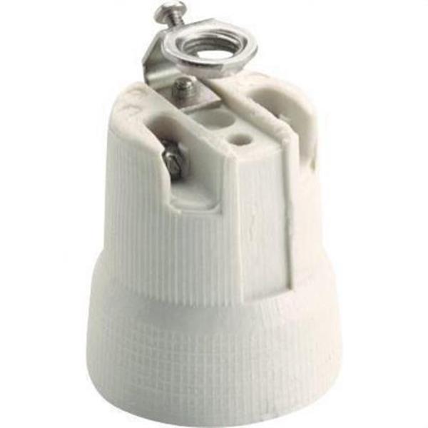 SOLERA 678A Portalámparas E-27 de porcelana 4A 250V protección contra choques eléctricos