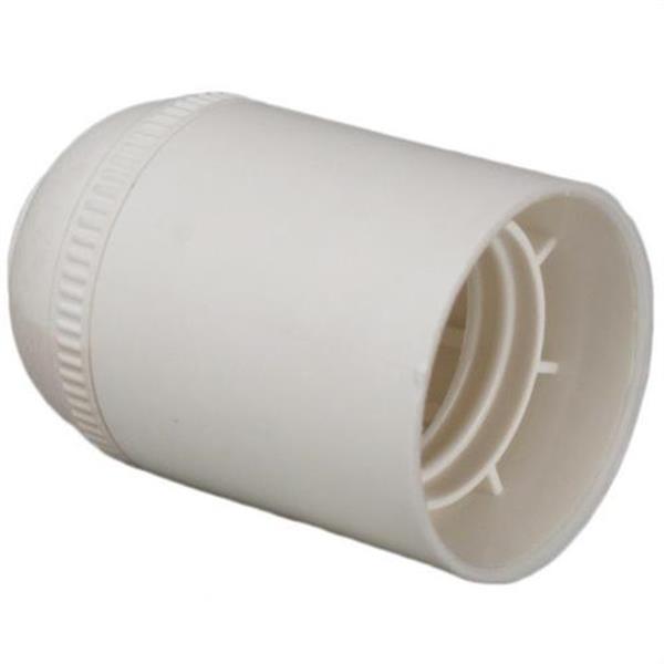 SOLERA 6829CLB Portalámparas E27 4A 250V cuerpo liso blanco