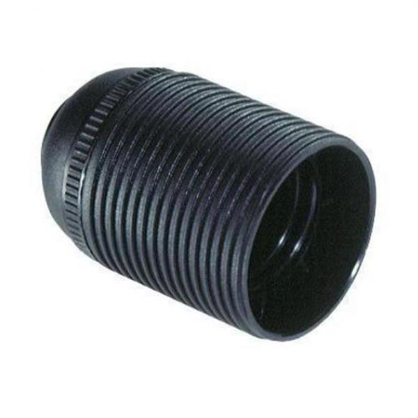 SOLERA 6829CRN Portalámparas E27 4A 250V cuerpo roscado negro