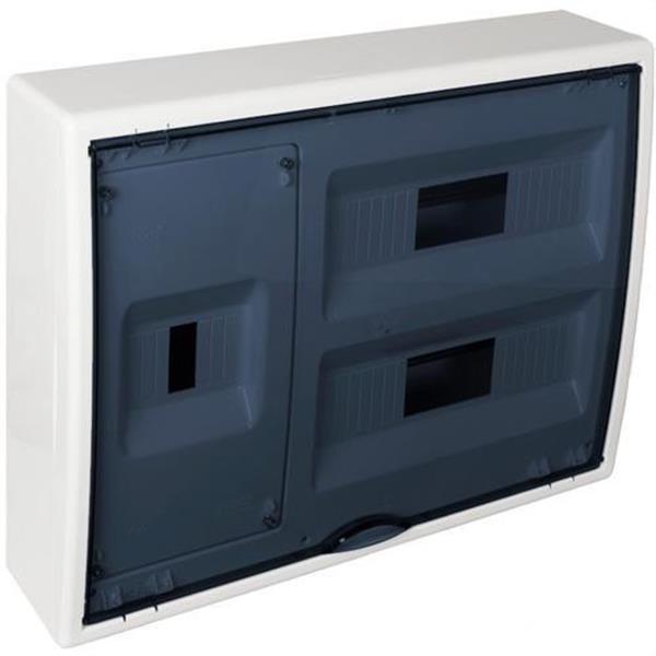 SOLERA 8220PF Caja de distribución de superficie de 24 elementos + 4 precintables 423x353x104mm caja y ma