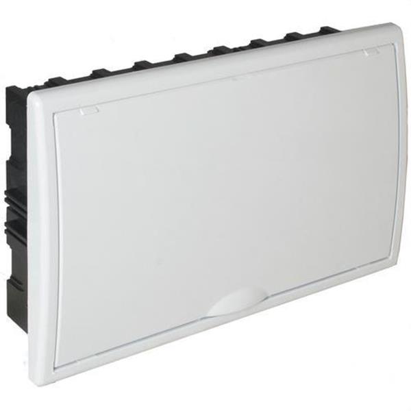 SOLERA 8685 Caja de distribución de empotrar de 18 elementos 386x225x72mm marco y puerta blancos