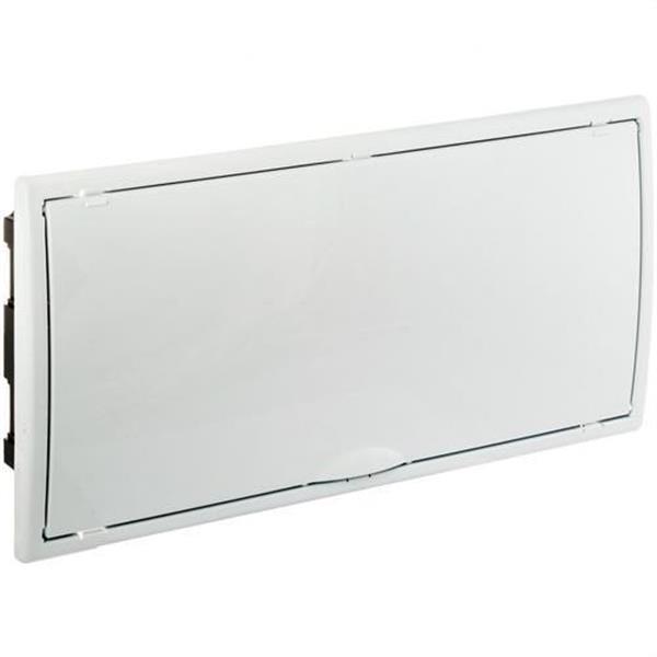 SOLERA 8690 Caja de distribución de empotrar de 22 elementos 450x222x72mm marco y puerta blancos