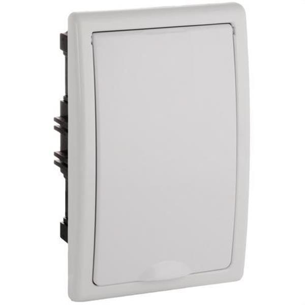 SOLERA 8695C Caja de distribución de empotrar de 4 elementos 125x195x72mm precintable marco y puerta bla