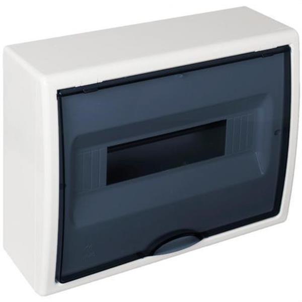 SOLERA 8703PF Caja de distribución de superficie de 12 elementos 302x247x104mm caja y marco blancos y pue