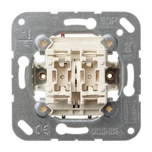 JUNG 505U Mecanismo doble interruptor 10AX 250V
