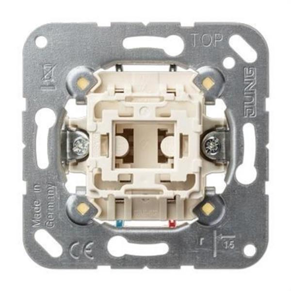 JUNG 533U Mecanismo pulsador conmutador unipolar 10AX 250V