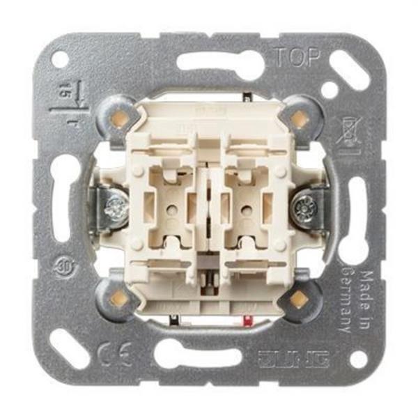 JUNG 539VU Mecanismo pulsador unipolar para persiana 10AX 250V
