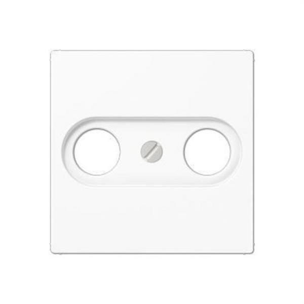 JUNG A561PLTVWW Placa para toma antena TV-FM A500 blanco alpino