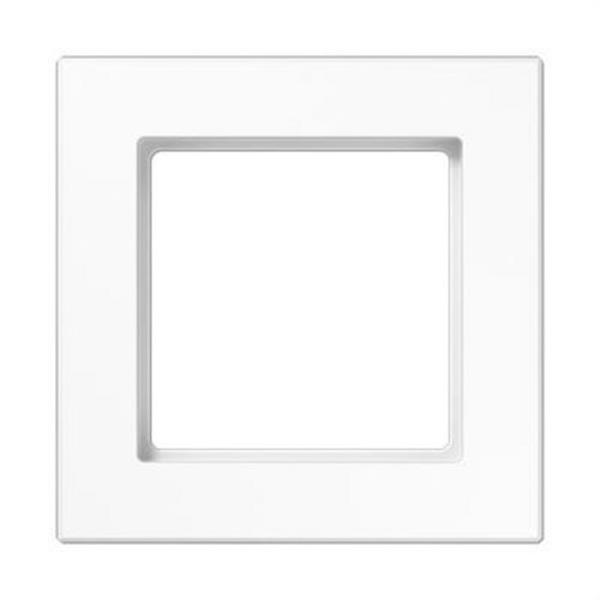 JUNG AC581WW Marco embellecedor montaje vertical horizontal 1 elemento blanco alpino
