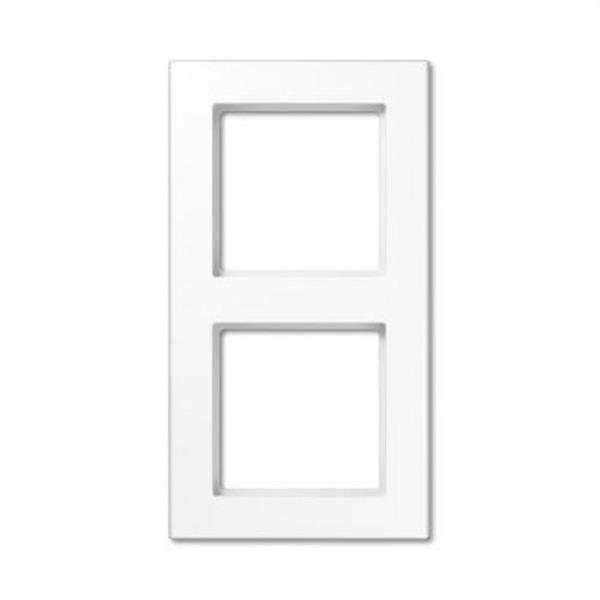 JUNG AC582WW Marco embellecedor montaje vertical horizontal 2 elementos blanco alpino