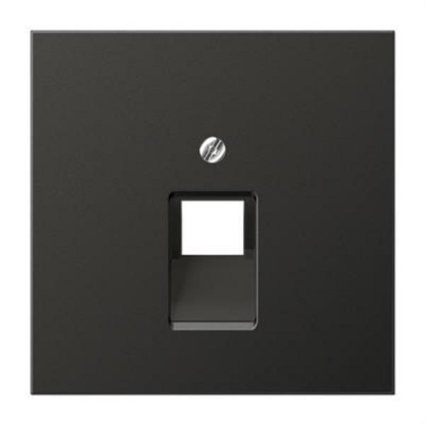 JUNG AL2969-1UAAN Placa central 1 toma UAE teléfono informática antracita