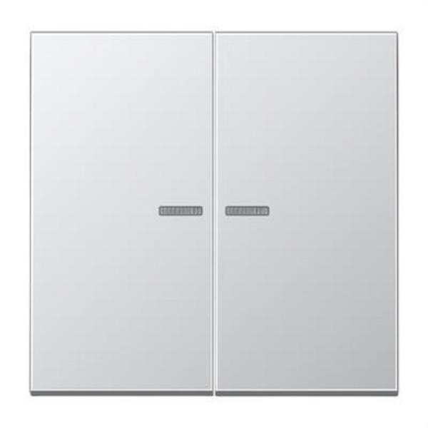JUNG AL2995KO5 Tecla doble con 2 visores para 505KOU aluminio