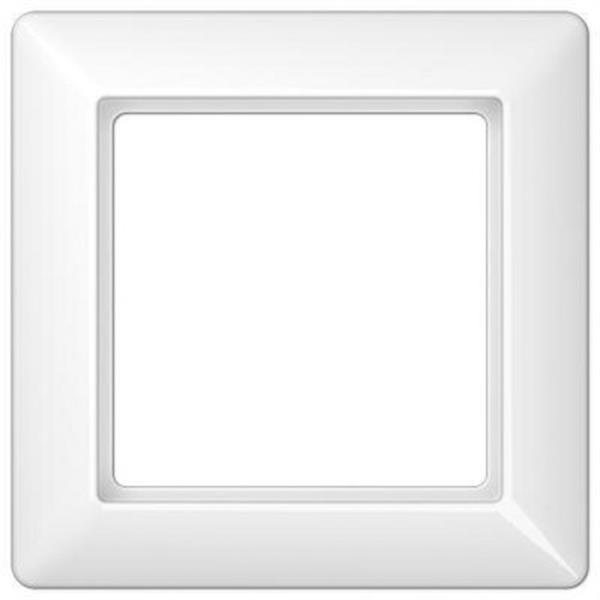 JUNG AS581WW Marco embellecedor montaje vertical horizontal blanco simple