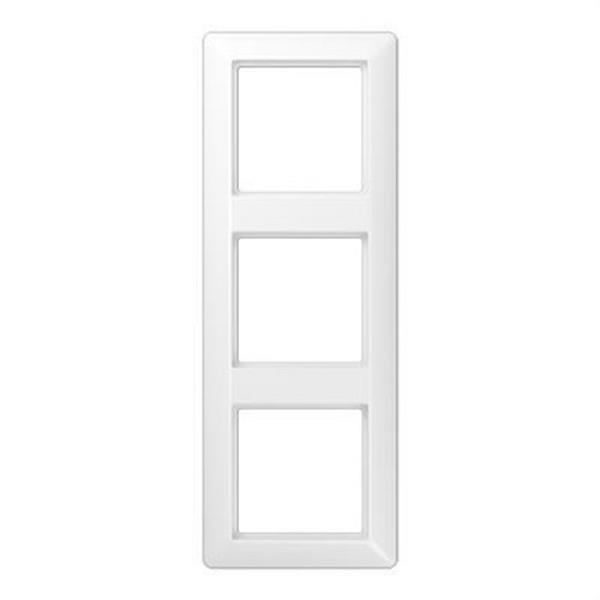 JUNG AS583WW Marco embellecedor montaje vertical horizontal blanco triple