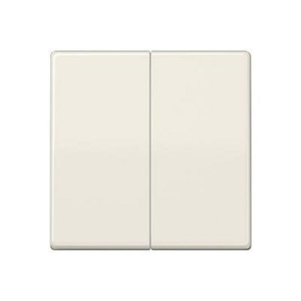 JUNG AS591-5 Tecla KNX para mecanismo doble placa central blanco marfil
